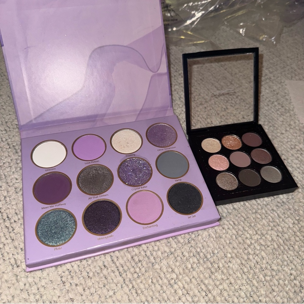 MAC solar glow times nine mini eye shadow palette and sheglam violet palette - Picture 4 of 7